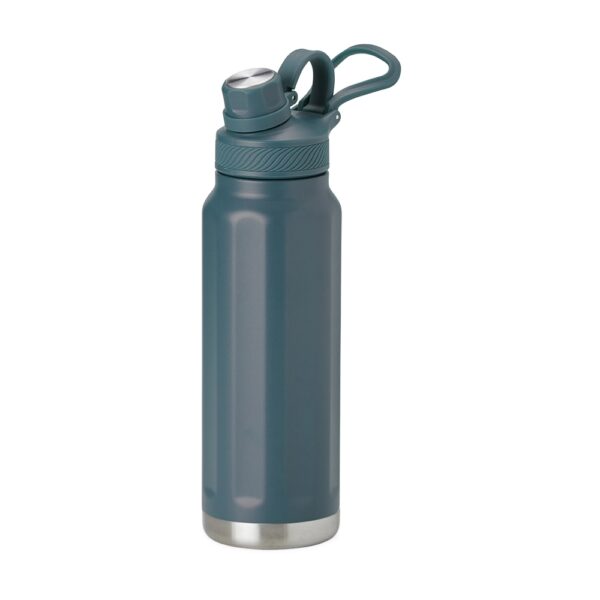 Brindes para Empresas BH Personalizados Corporativos | Garrafa Térmica Inox 950ml Tampa Rosqueável Inteira Colorida CIANO