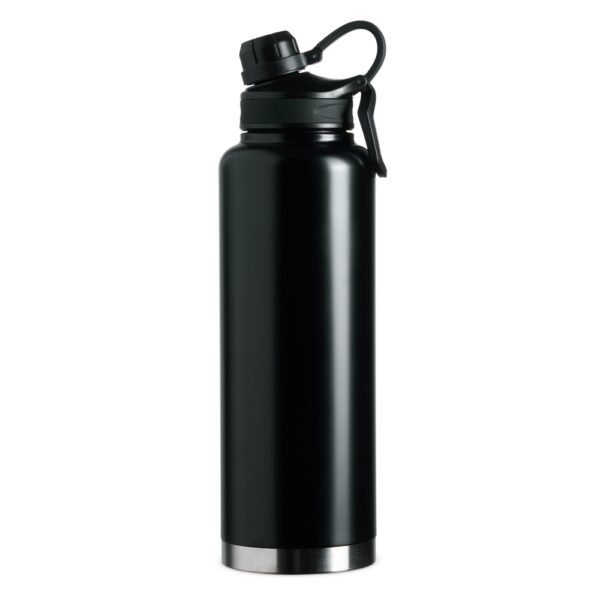 Brindes para Empresas Personalizados | Garrafa Térmica 1,5 em Inox Litro PRETO