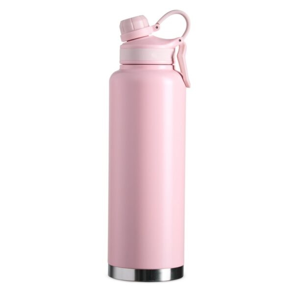 Brindes para Empresas Personalizados | Garrafa Térmica 1,5 em Inox Litro ROSA