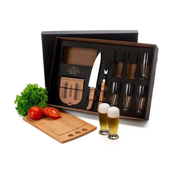 Kit Churrasco e Truco - 10 Pçs - C/ Baralho - Imagem 3