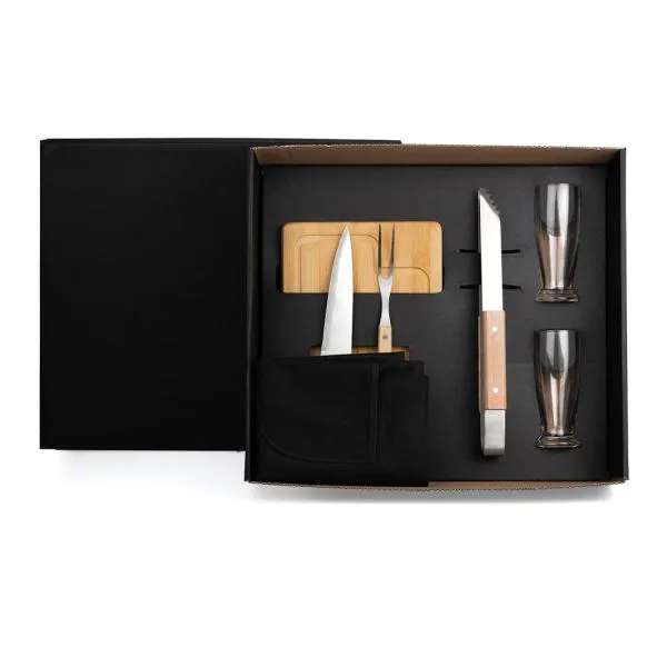 Kit Churrasco / Cerveja c/ Pegador - 7 Pçs - Imagem 3