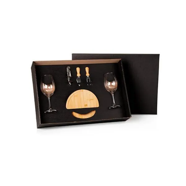 Kit Queijo E Vinho - 6 Pçs - Imagem 2