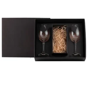Jogo De Taças De Vidro p/ Vinho - 2 Pçs