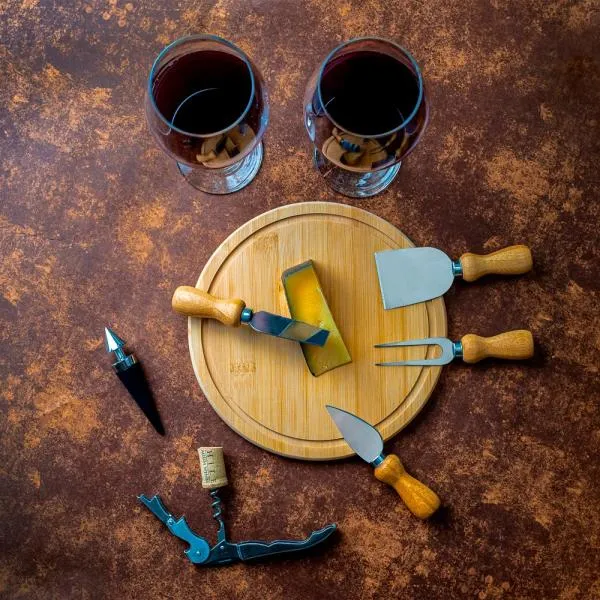 Kit Queijo e Vinho - 9 Pçs - Imagem 3