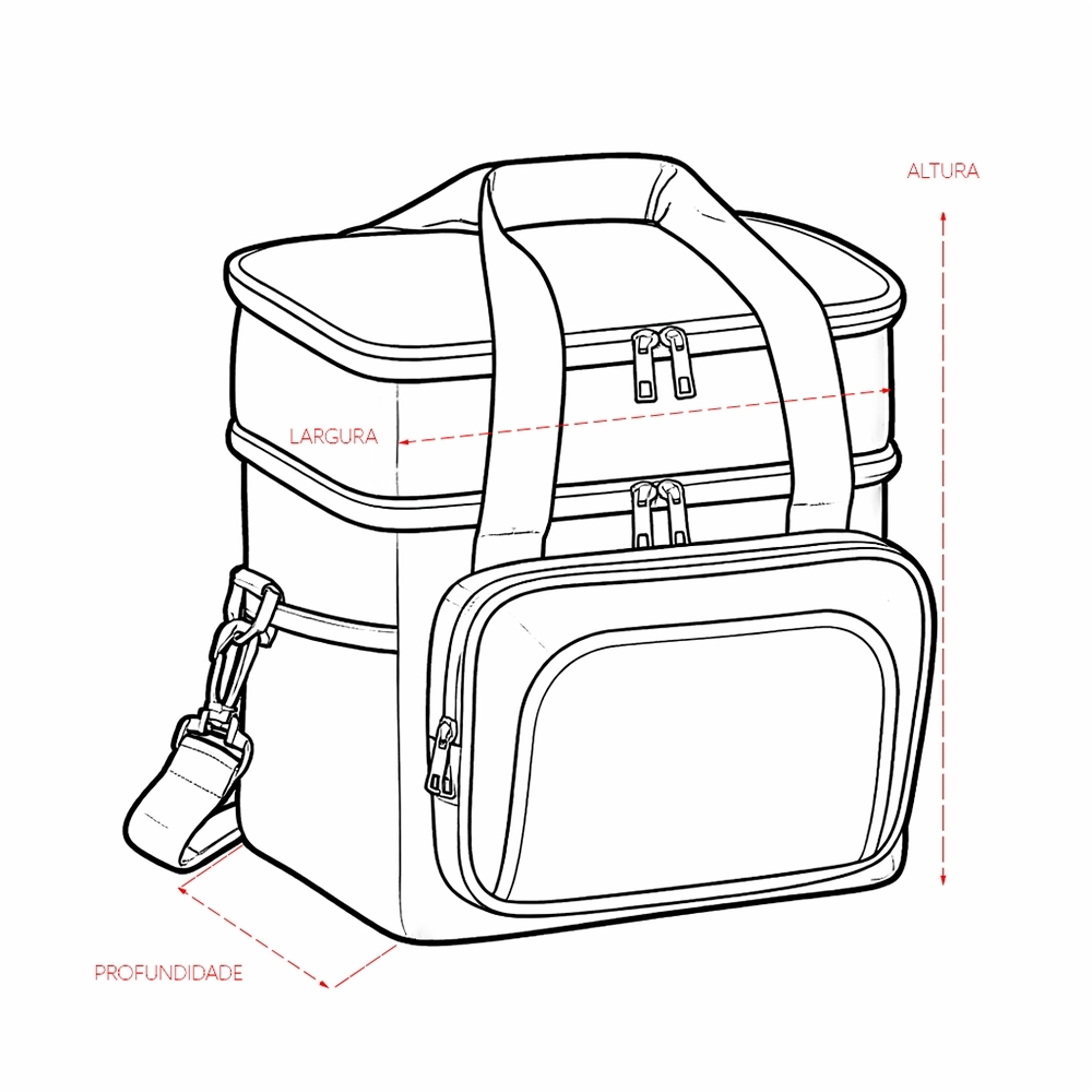 Bolsa Térmica Dupla 12 Litros - Imagem 6