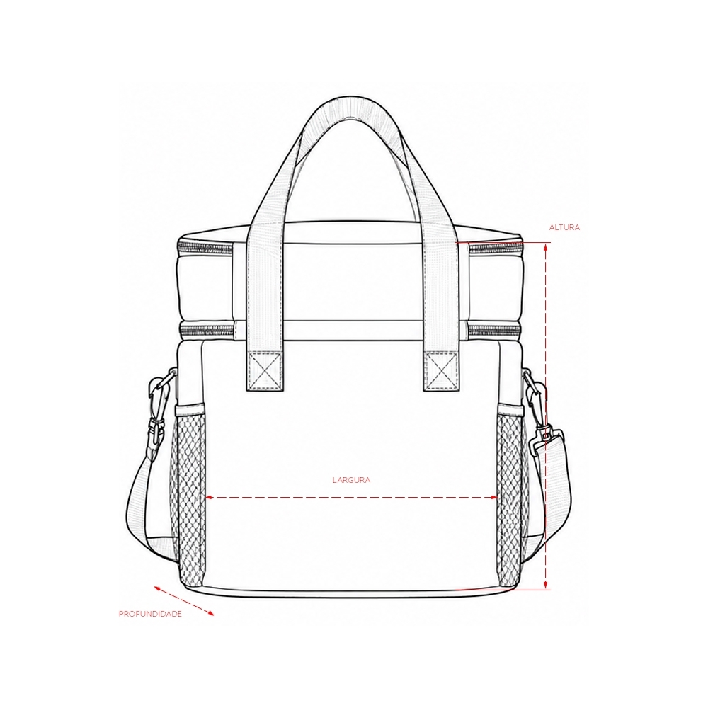 Bolsa Térmica Dupla 16 Litros - Imagem 7