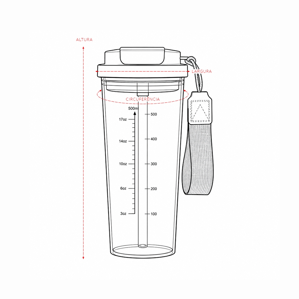 Copo Plástico 600ml - Imagem 7