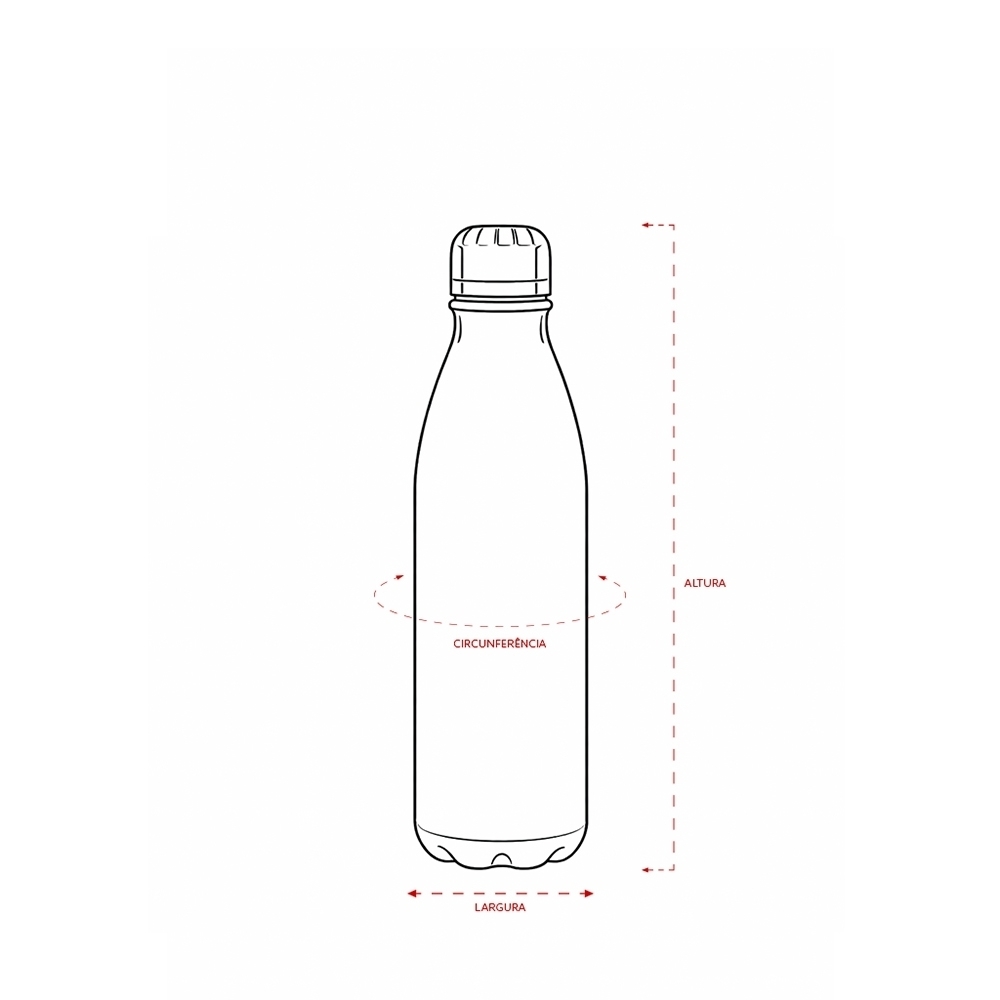 Garrafa Alumínio 750ml - Imagem 4